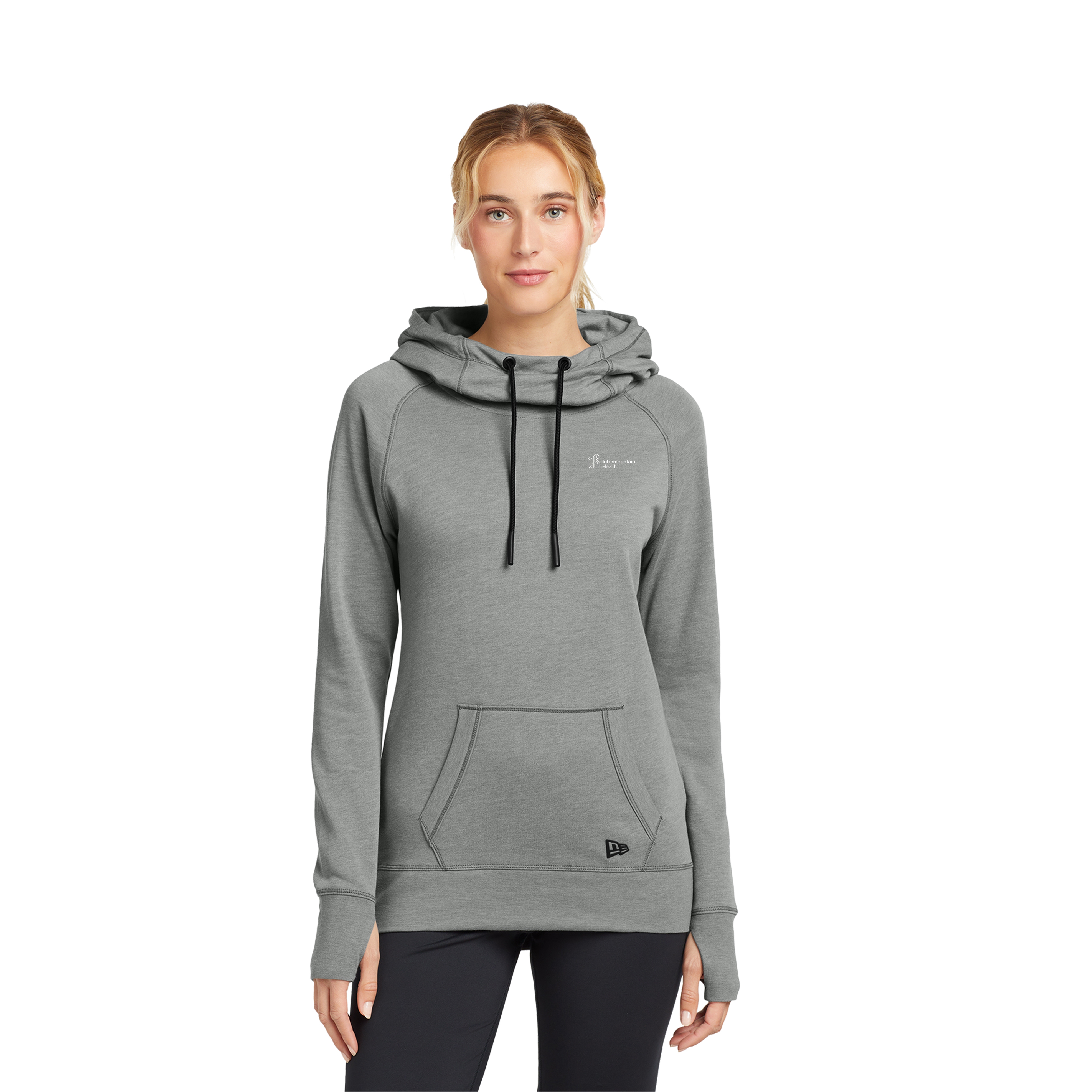 Womens New Era Triblend Pullover Hoodie 